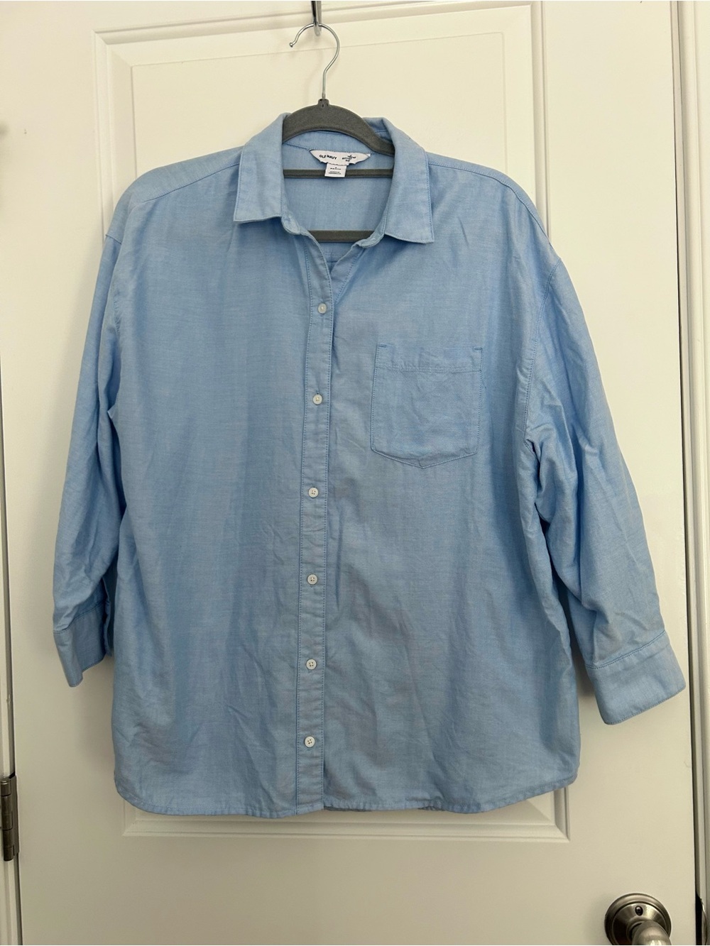Old Navy The Boyfriend Button Down Shirt Small Petite